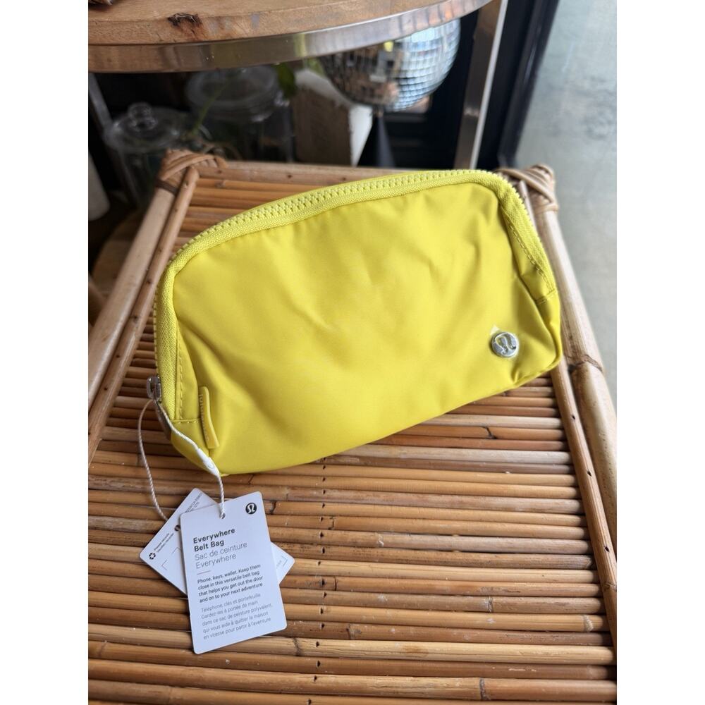 Lululemon Everywhere Belt Bag Yellow Honey Lemon Fanny Pack Waist Bag NWT